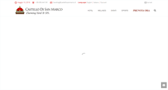 Desktop Screenshot of castellosanmarco.it