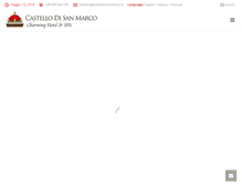 Tablet Screenshot of castellosanmarco.it